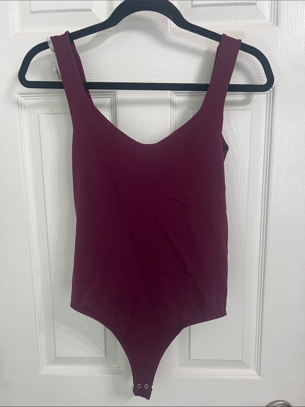 FP Intimately One-Piece Bodysuit in Burgundy, Size M/L